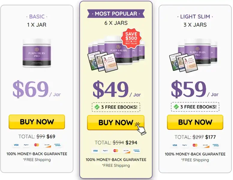 Purple Burn-price